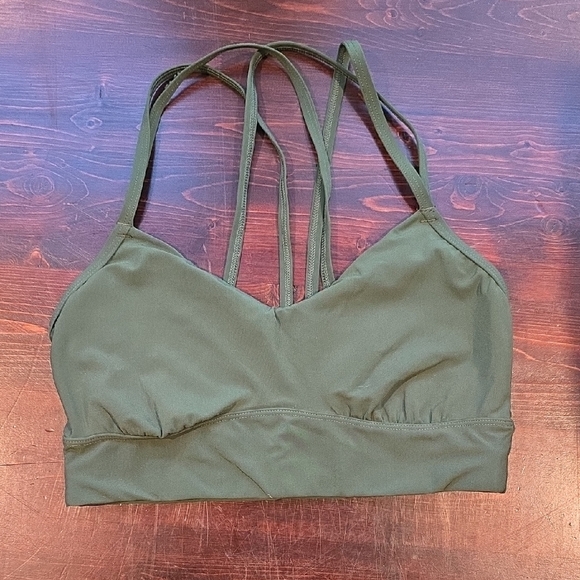 All in Motion Green Sports Bra - Picture 1 of 3